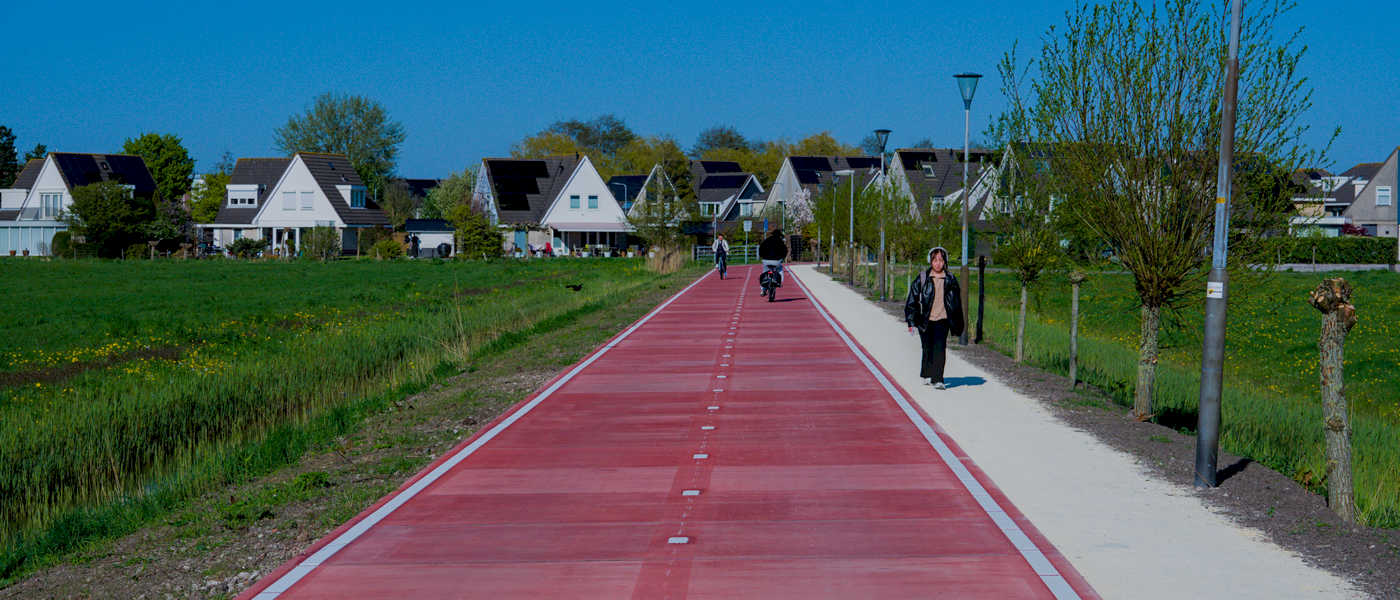Doorfietsroute Tolpad in Uitgeest