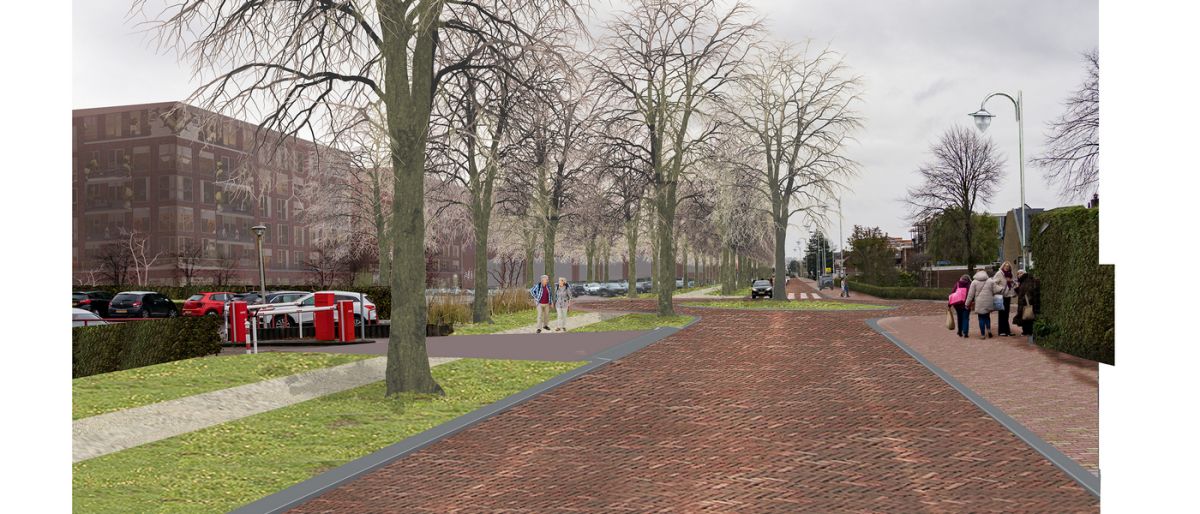 Oppenhuizerweg wordt groene en veilige stadsentree. Foto: gemeente Sneek